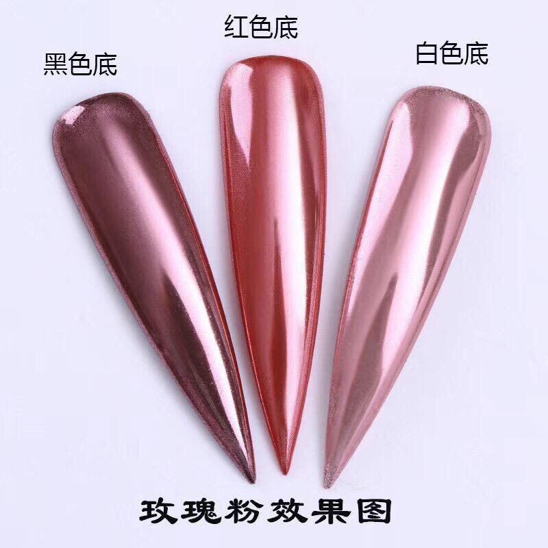 Nhũ tráng gương 3 màu bạc - vàng - hồng THIÊN DI NAIL