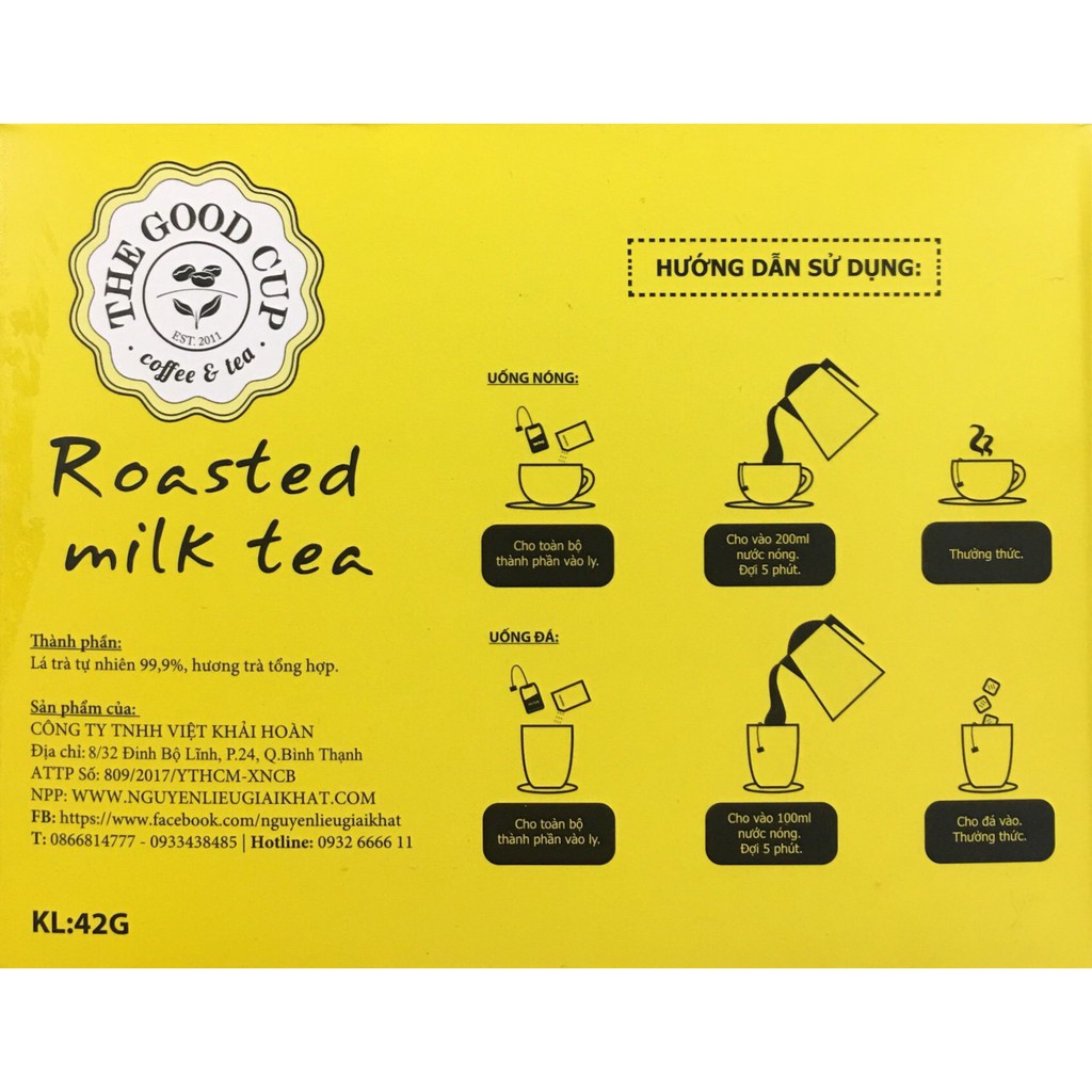 Roasted Milk Tea The Good Cup