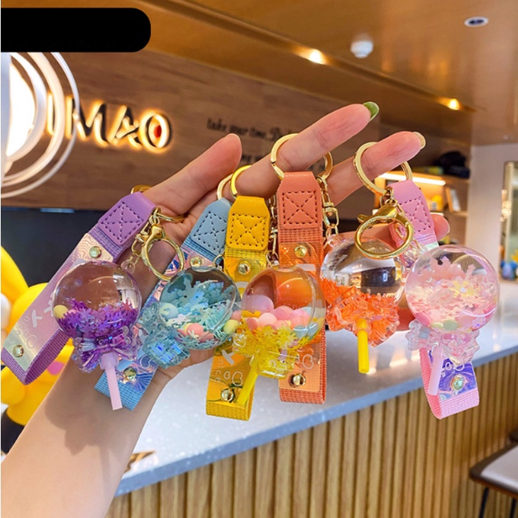 Móc Khóa Đẹp Hình Que Kẹo Lucky Cute phụ kiện Túi Xách dễ thương -Minkey