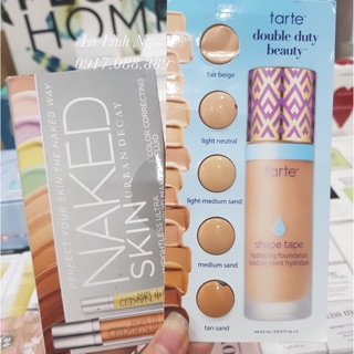 Combo 2 mẫu thử mới của Tarte và Naked