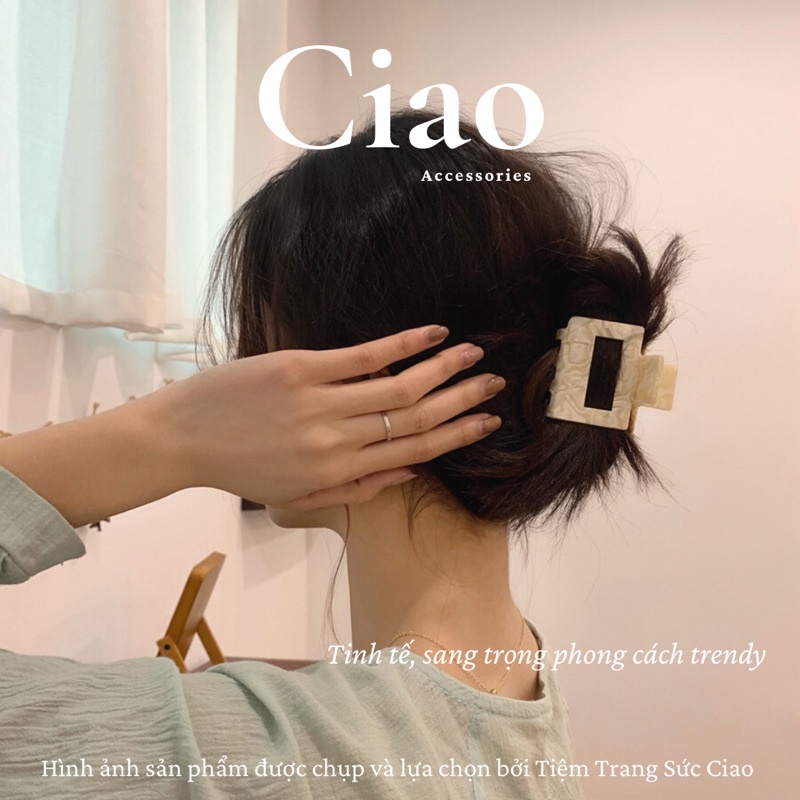 [HOT TREND] Kẹp tóc/ Phụ kiện tóc càng cua màu kẹo ngọt pastel phong cách Hàn Ciao accessories