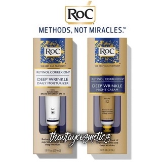Kem dưỡng xóa nếp nhăn chuyên sâu RoC Retinol Correxion Deep Wrinkle ngày và đêm