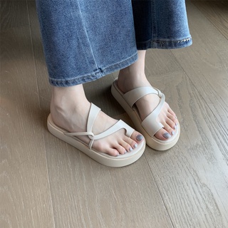 Dép sandal xỏ ngón đế bằng thời trang phong cách Ulzzang Hàn quốc cá tính cho nữ - Mã D07