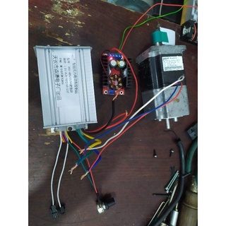 Combo 3 món với servo 200w cốt 2 đầu 14mm và 8mm