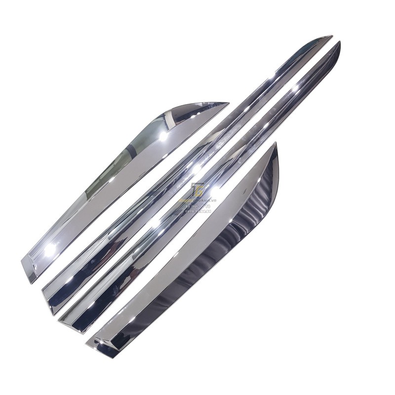 Nẹp Sườn Mạ crom Cho Xe Honda City 2021 2022 Bộ 4 thanh mạ Crom sáng đẹp thể thao