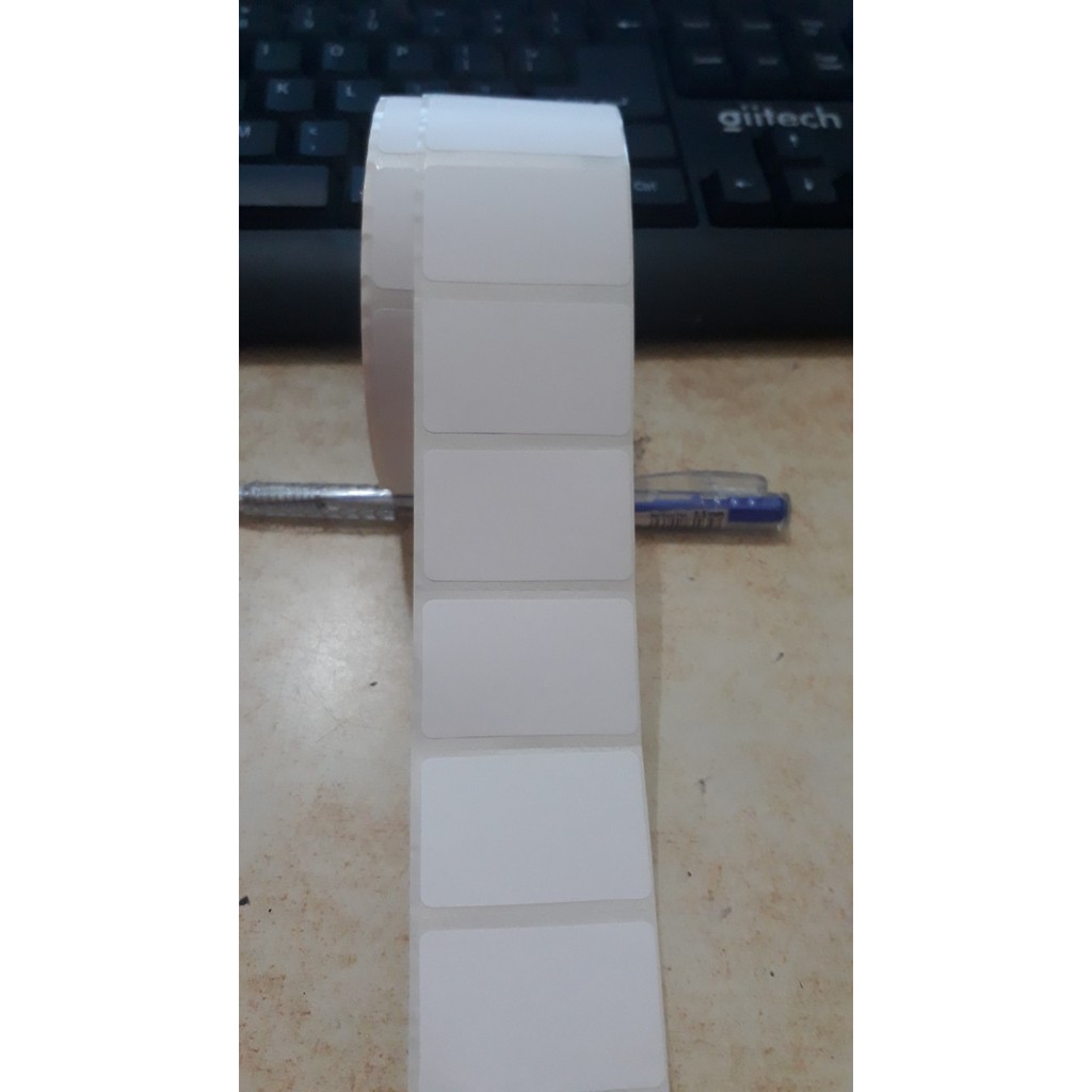 Decal giấy nhiệt in mã vạch 35x22mm 1 tem/hàng.