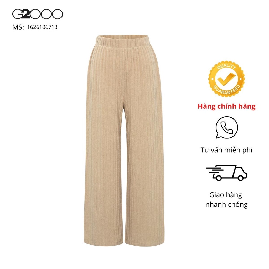 Quần Thun Nữ Smart Fit G2000 (1626106713) Trắng Kem