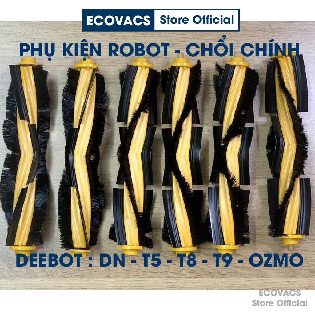 Phụ kiện chổi giữa, chổi chính Robot hút bụi lau nhà Ecovacs Deebot DN33 DN55 T5 T8 T9 N8 Ozmo 900 920 950 | BigBuy360 - bigbuy360.vn