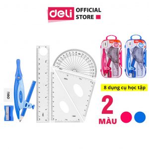 Bộ dụng cụ học sinh 8 món Deli G30204