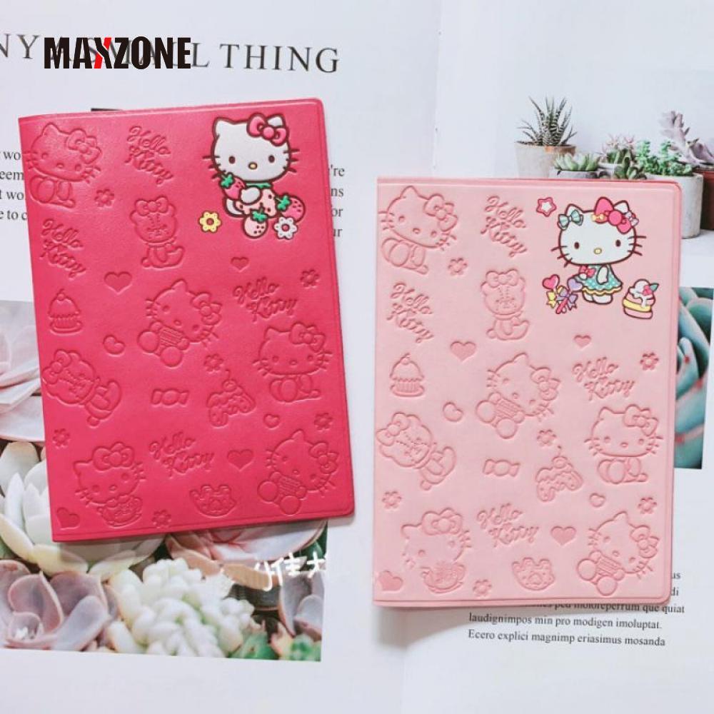 Ví Da Pu Đựng Hộ Chiếu / Hộ Chiếu In Họa Tiết Mèo Hello Kitty / Cinnamoroll Dễ Thương Giá Đỡ
