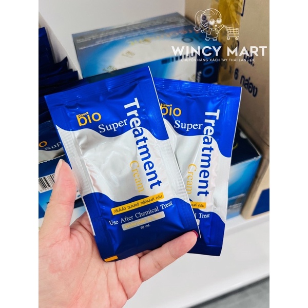 [HỘP 24 GÓI] Ủ Tóc Bio Super Treatment 30ml Thái Lan Dạng Gói - Giúp Tóc Mềm Mượt, Chắc Khỏe - Wincy Mart