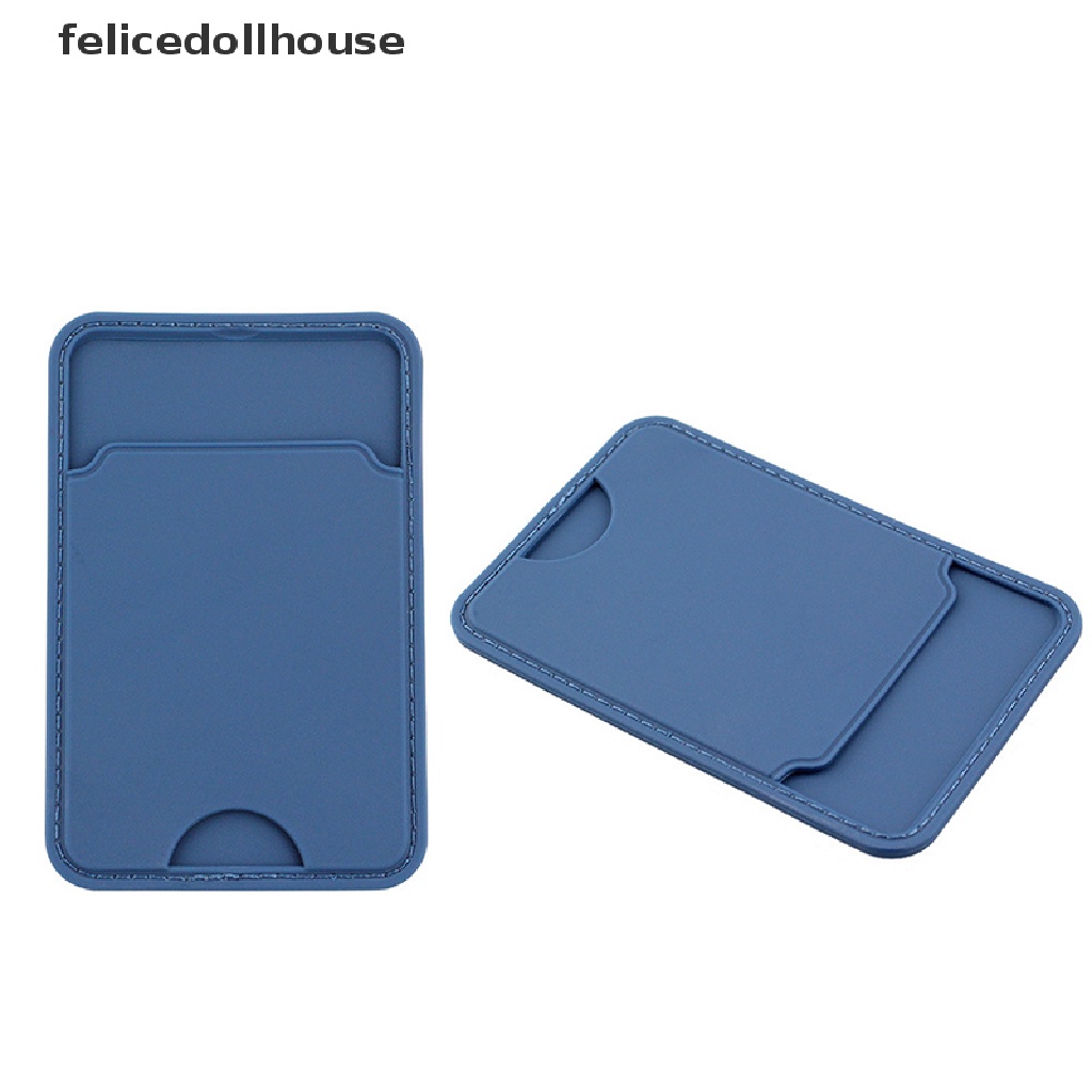 Bộ Ngăn Đựng Thẻ Bằng Silicon Dán Sau Điện Thoại