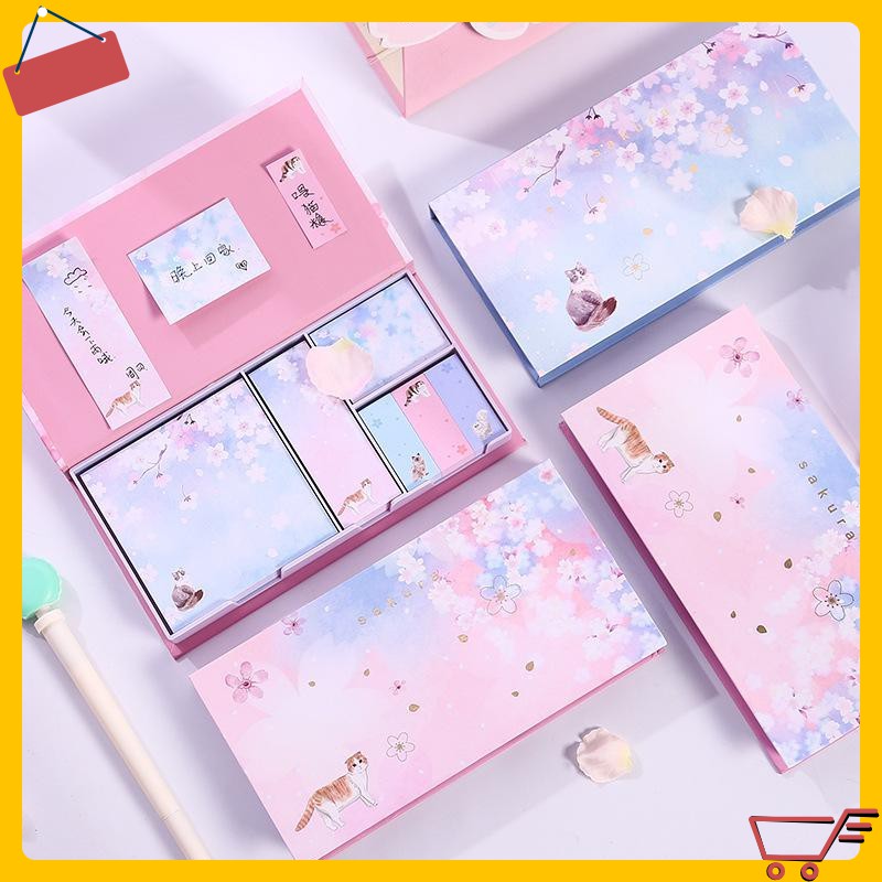 [SGD] Giấy Note - Hộp 6 Tập Giấy Note, Ghi Chú, Đánh Dấu Nhiều Cỡ Kiểu Hàn Quốc 7869