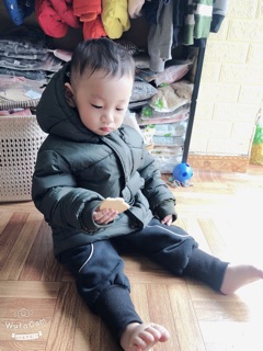 Áo phao Zara Basic bé trai