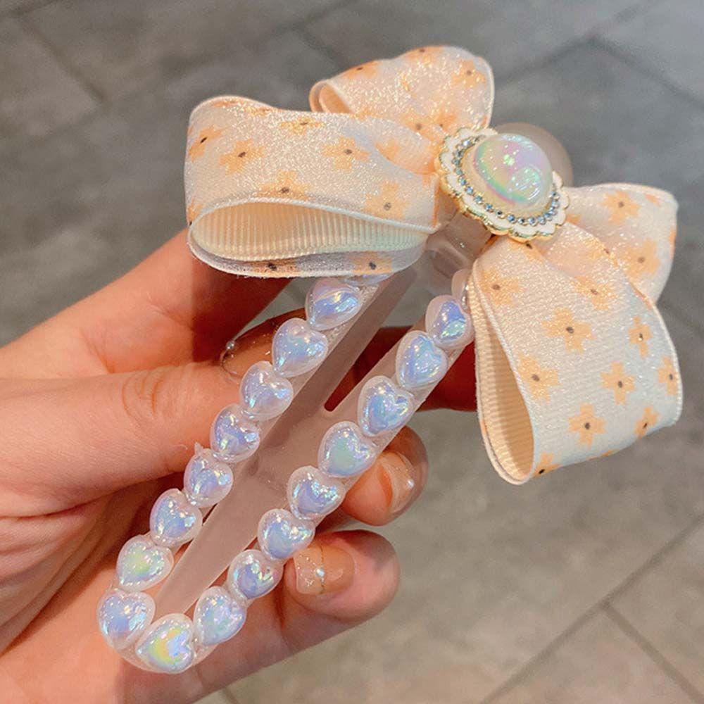 Kẹp Tóc Nơ Lưới Cỡ Lớn Thời Trang Thanh Lịch Cho Nữ