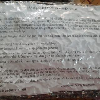 Trà gạo lứt đỗ đen