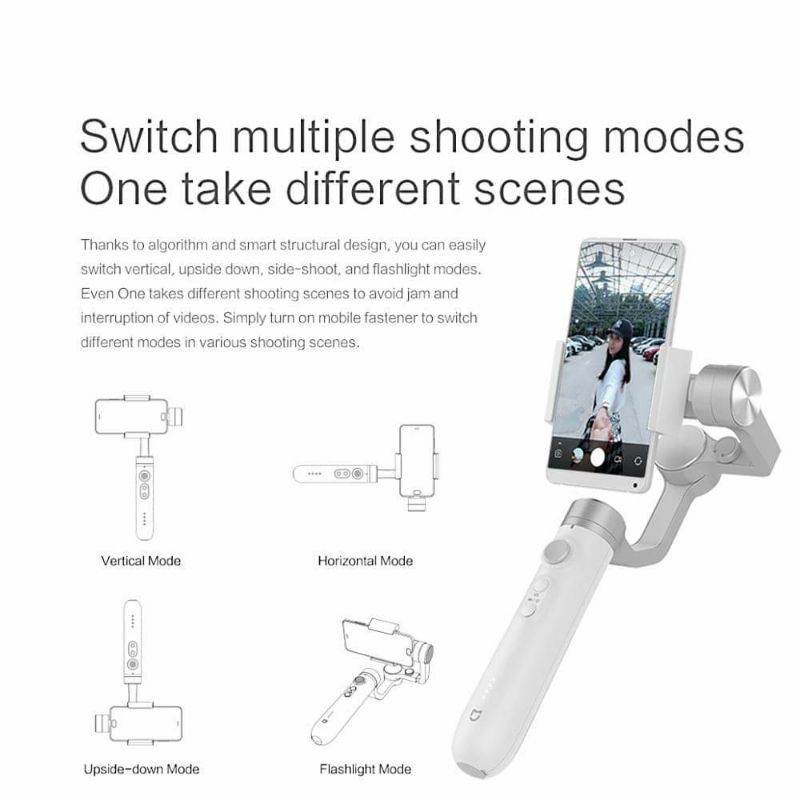 Gậy Chống Rung Cho Điện Thoại | Xiaomi Mijia Handheld Gimbal Stabilizer 3 Axis