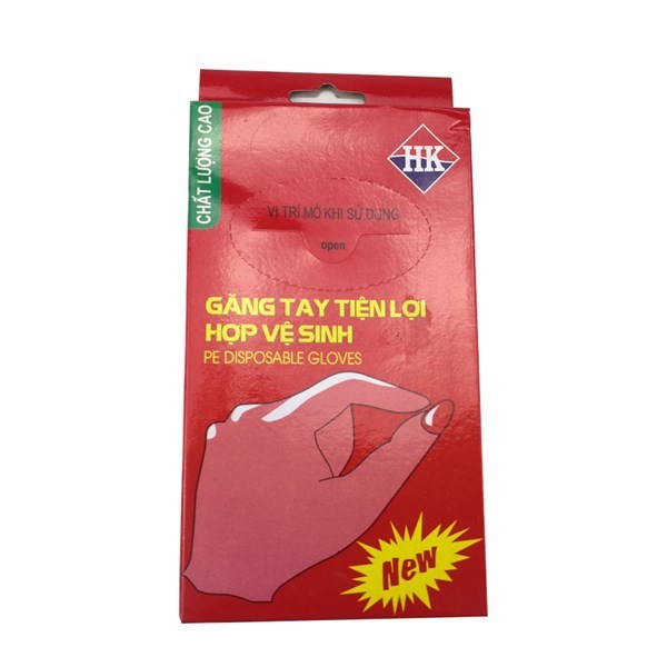 Găng Tay Nylon Dùng 1 Lần Tiện Lợi, An Toàn Vệ Sinh ( Hộp 50 cái ) NB60