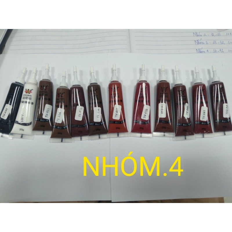 Tuýp keo màu DISIWEI bít vết, keo che khuyết điểm, sửa chữa đồ gỗ nội thất, sàn gỗ, che vết xước gỗ, cửa nhôm