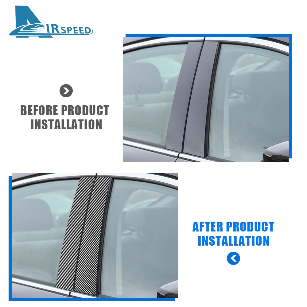 Miếng Dán Viền Cửa Sổ Xe Hơi Bằng Sợi Carbon Cho Mazda 3 6 CX5 CX-30 Axela Atenza