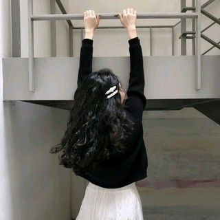 Kẹp tóc đính ngọc trai giản dị cho nữ