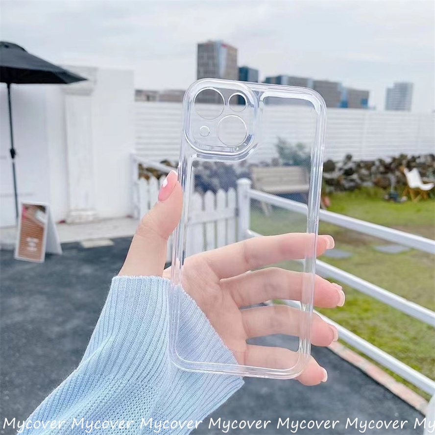 Ốp Điện Thoại Trong Suốt Chống Sốc Hình Đôi Mắt Thiên Thần Cho iPhone 13 12 11 Pro Xs