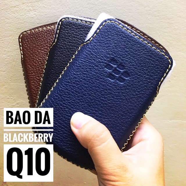 Bao da khâu tay BlackBerry Q10