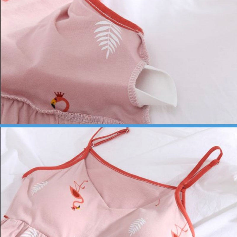 Đồ bộ nữ 2 dây mặc nhà thời trang mới nhất - Chất liệu Cotton cao cấp -
