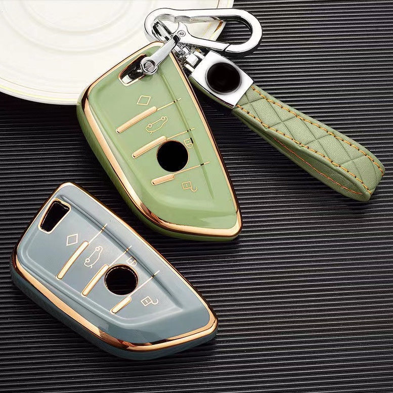Vỏ Silicon Bảo Vệ Chìa Khóa Cho Xe Hơi BMW X1 X5 X6 5 7 Series