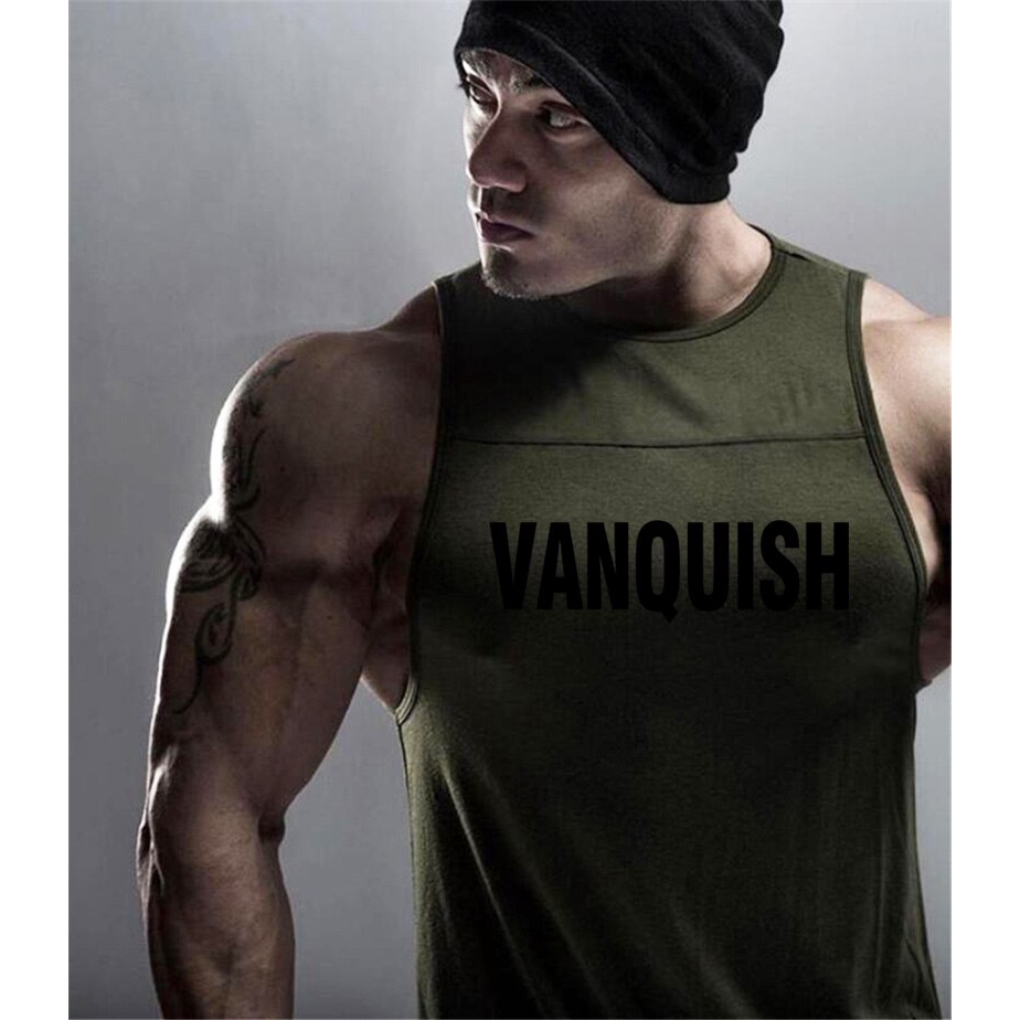 2020 New Cotton Workout Muscle Singlets Undershirt Bodybuilding Gym Men Tank Tops Brand Fashion Casual Fitness Sleeveless Vest
