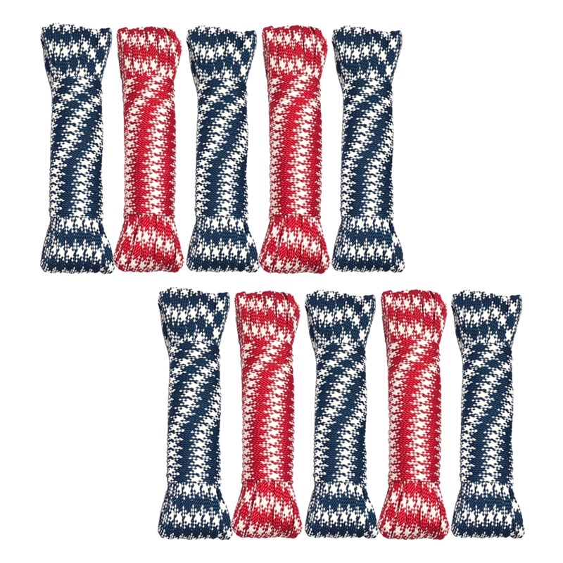 20 mét - Dây Dù dẹp 5mm dày 1mm dệt ống phối màu đẹp dùng làm macrame, sp handmade, trang trí thời trang