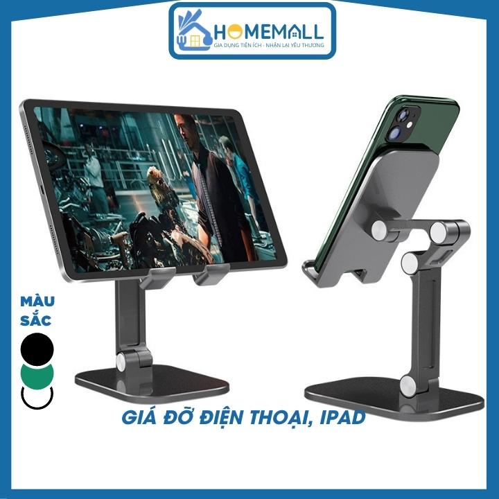 Giá đỡ điện thoại, ipad xoay 360 độ để bàn dùng để livestream, quay hình đa dụng