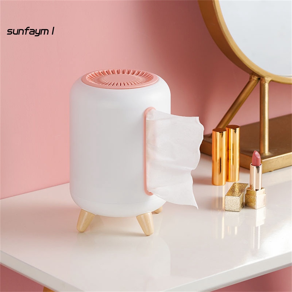 Hộp đựng khăn giấy cuộn hình tròn sức chứa lớn sáng tạo