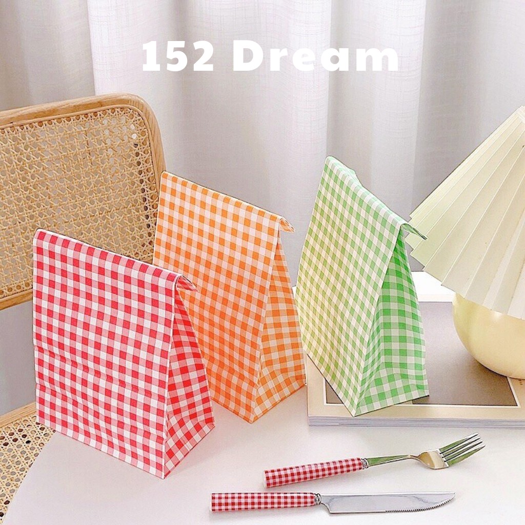 Túi Giấy Tặng Quà Kẻ Caro Phong Cách Hàn Quốc (KÈM ẢNH THẬT) | BigBuy360 - bigbuy360.vn