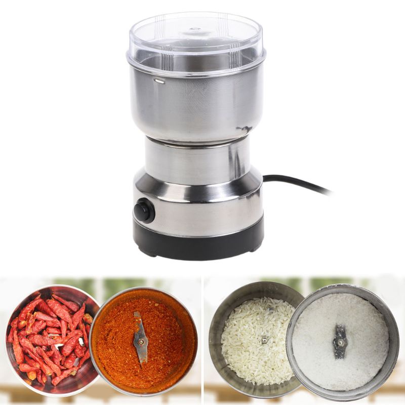 Máy Xay Cà Phê / Hạt / Gia Vị Bằng Thép Không Gỉ Tiện Dụng