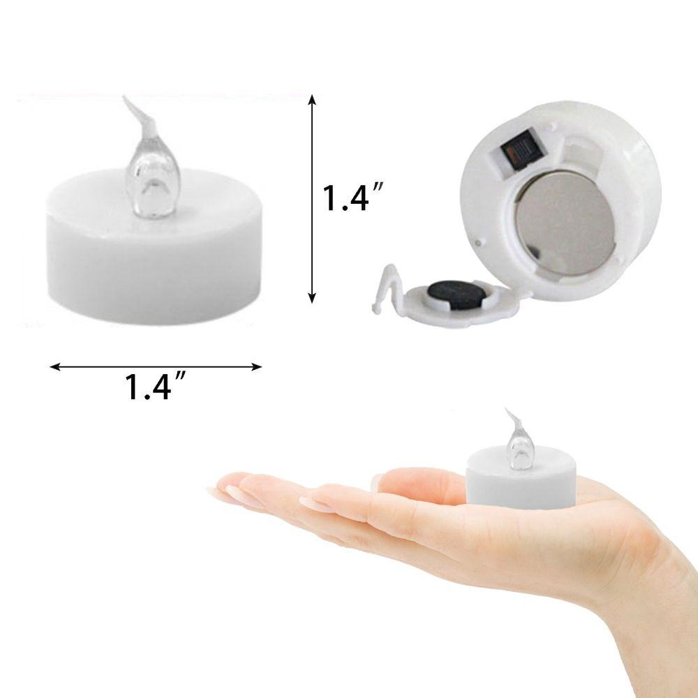 YIYU Đèn LED Hình Nến Mini Dùng Pin Trang Trí Tiệc Cưới / Sinh Nhật