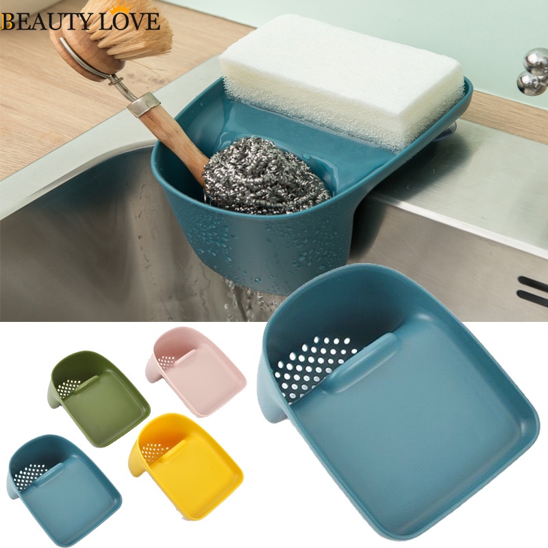 Giá Đỡ Xà Phòng / Miếng Rửa Chén Gắn Vòi Nước Bồn Rửa Nhà Bếp Đa Năng Tiện Dụng
