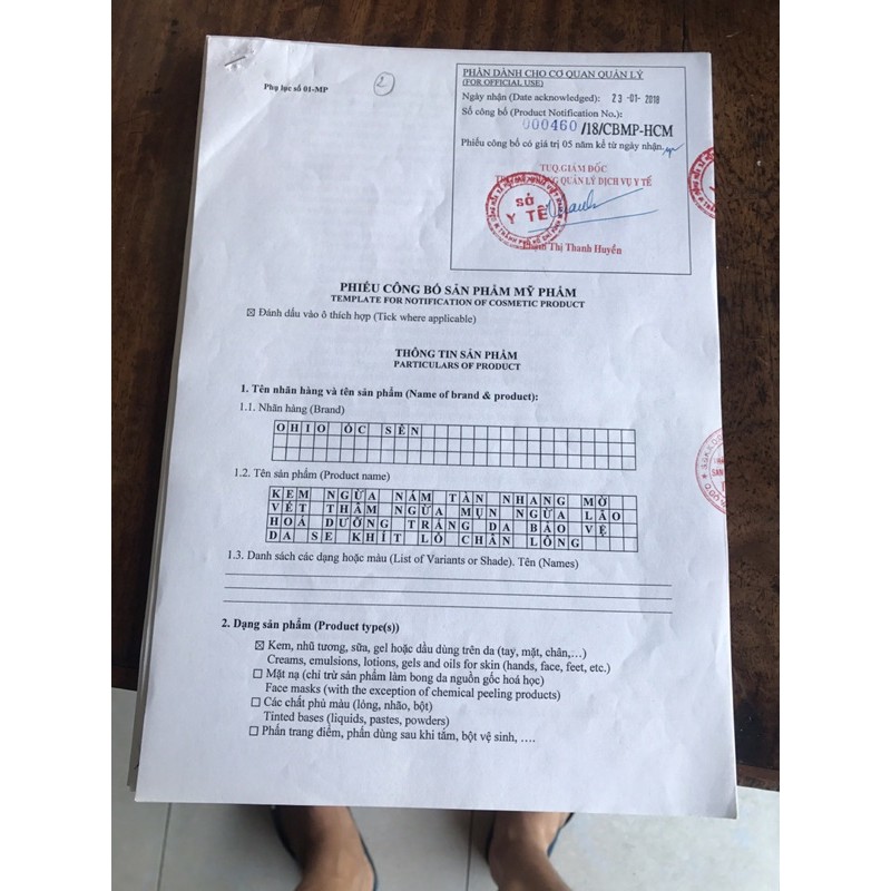 Kem nám Ohio tổ yến 18g