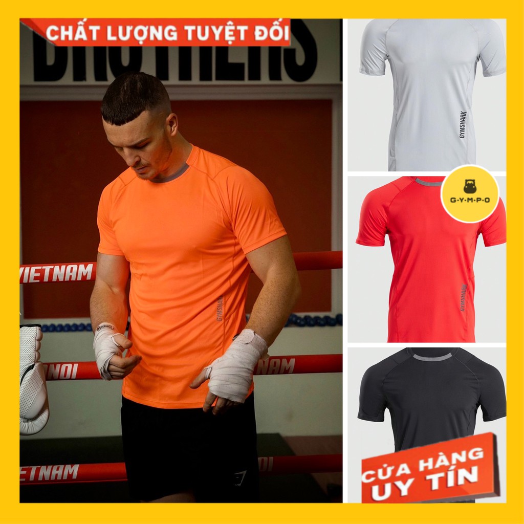 Áo Tập Gym Nam Thể Thao Thun Poly Thiết Kế Mới Cực Mát Lạnh [ĐỒ TẬP GYM NAM]