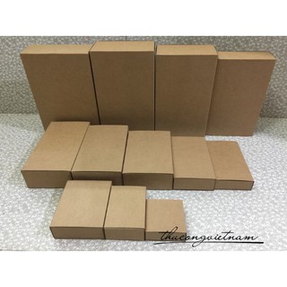 Hộp quà kéo giấy kraft