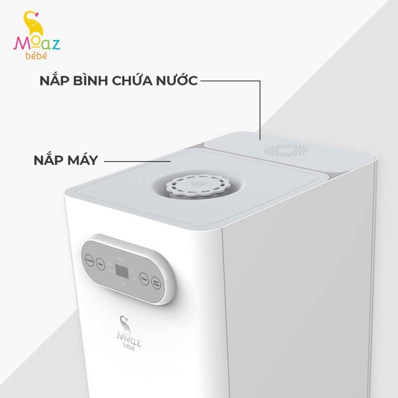 Máy Rửa Bình Sữa Và Tiệt Trùng Sấy Khô Đồ Dùng Cho Bé Moaz Bebe MB-035