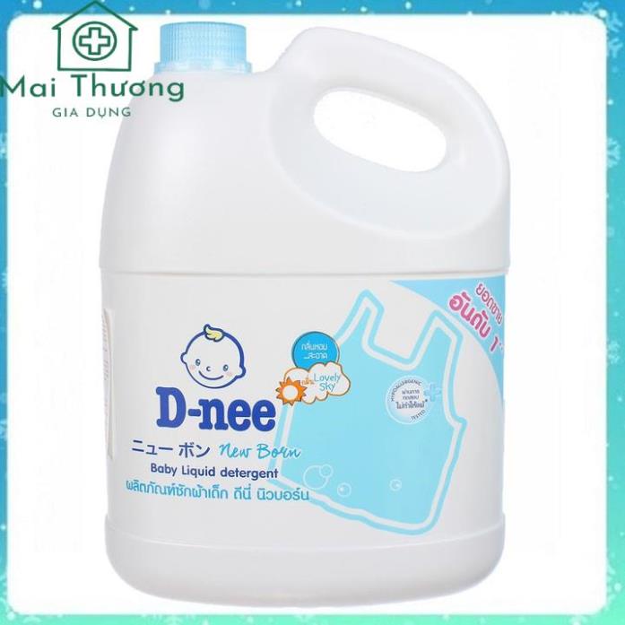 Nước Giặt Quần Áo Trẻ Em Dnee Thái Lan 3000ml Nhập Khẩu Bởi Cty Đại Thinh-team Nhãn Phụ