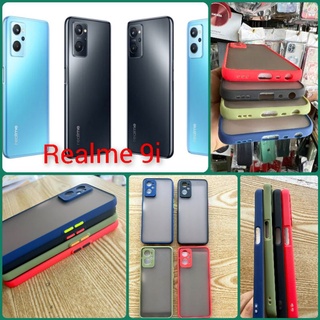 Ốp lưng Realme 9i viền dẻo màu lưng nhám mờ bảo vệ camera