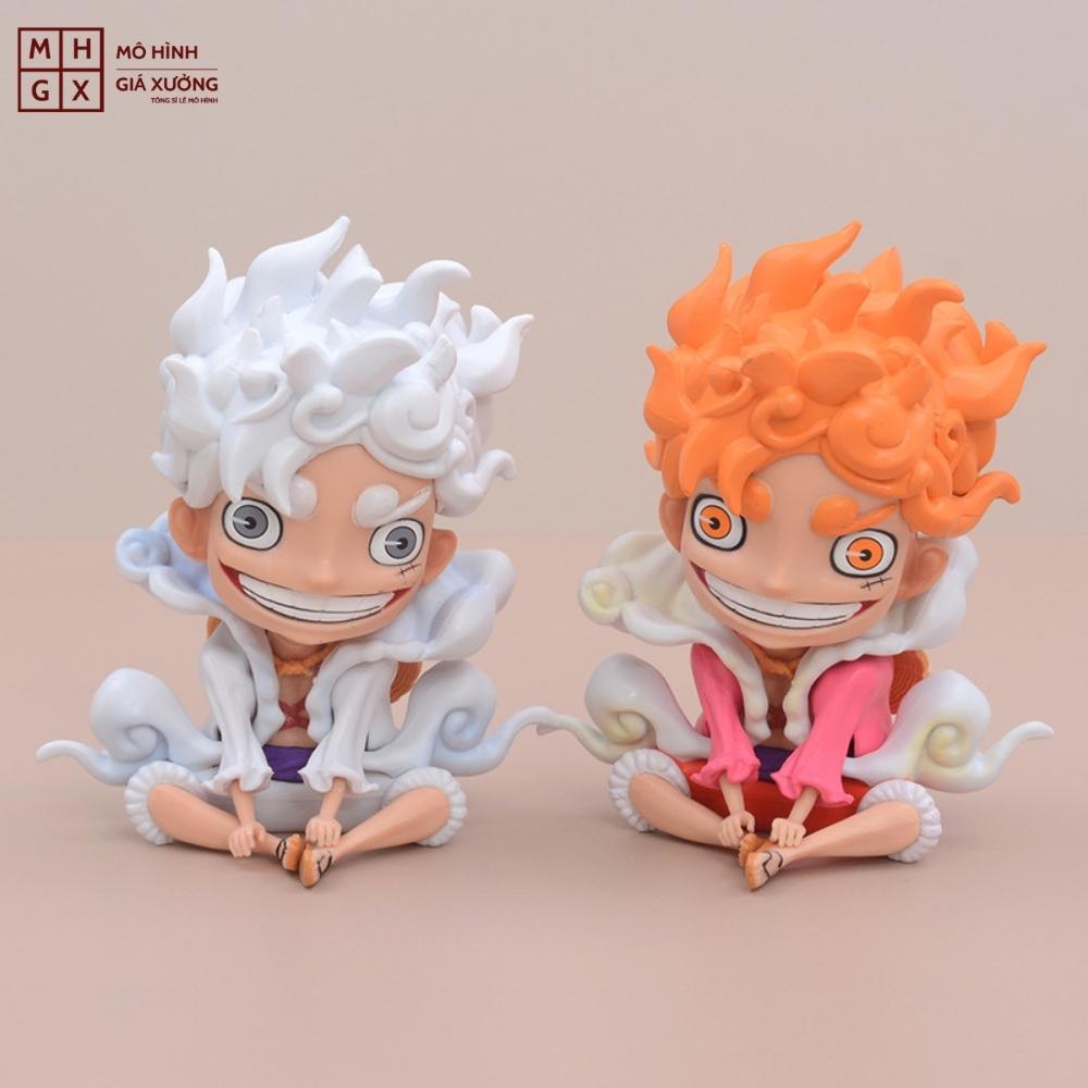 Mô hình Luffy One Piece gear 5 nika chibi màu cam cao 12.5cm - siêu dễ thương - mô hình giá xưởng