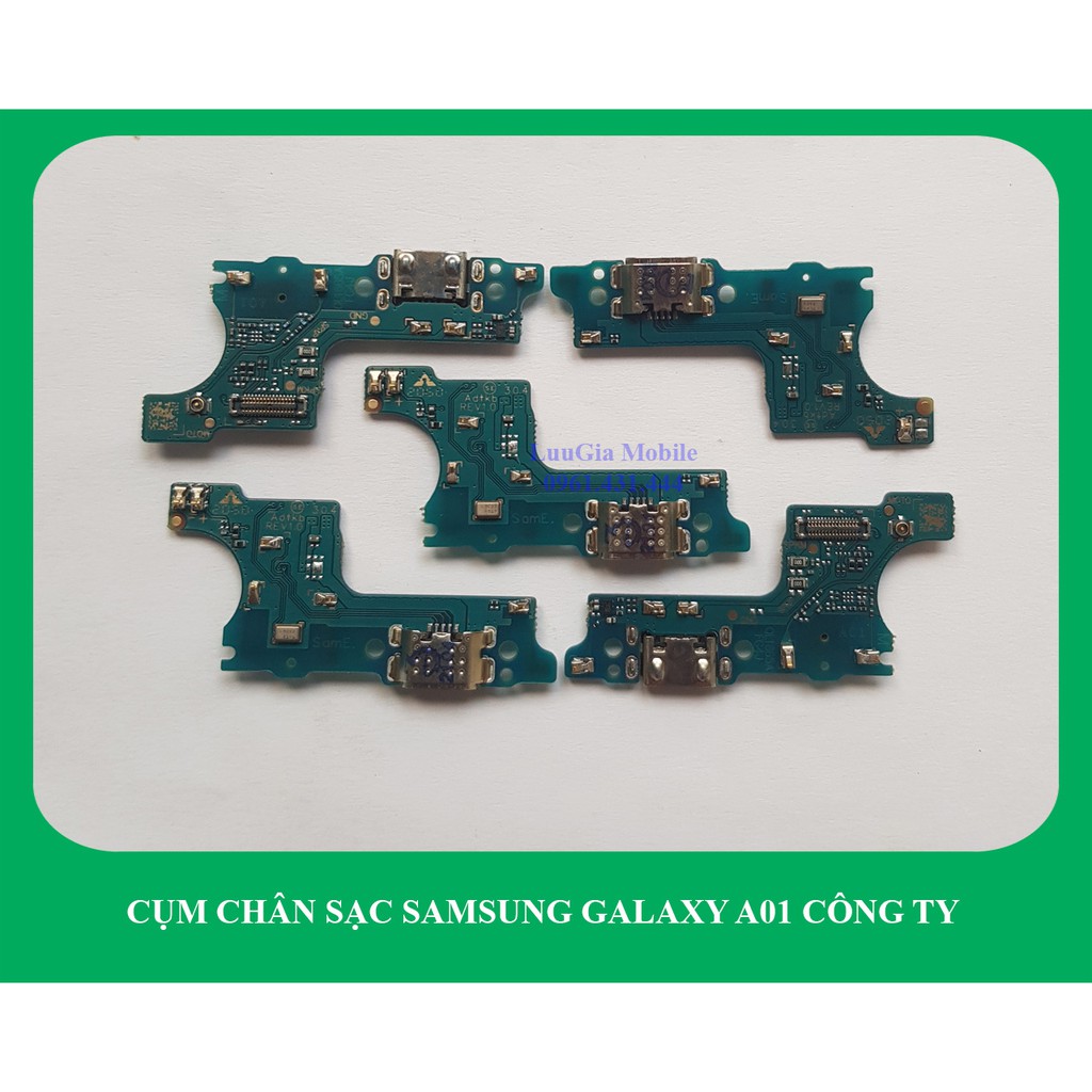 Cụm chân sạc Samsung Galaxy A01 công ty