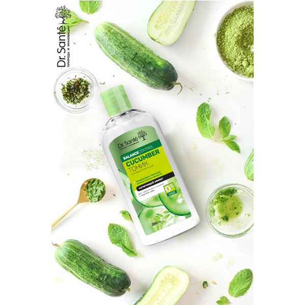 Nước cân bằng kháng khuẩn Dr.Sante Cucumber Balance Control 200ml - BioTopcare Official