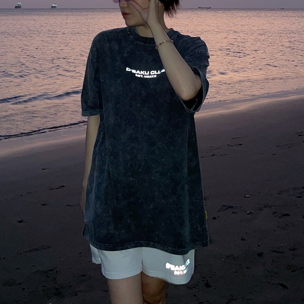 Quần Shorts D'BAKU BASIC LOGO &amp; D'BAKU CLUB Phản Quang (Tặng kèm túi Tote)