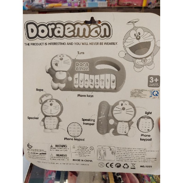 Vĩ Đồ Chơi Âm Nhạc Doreamone 3 Món - Đàn Organ - Điện Thoại Bàn - Di Động | 1229A
