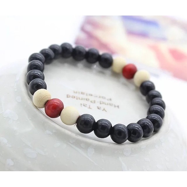 Vòng tay gỗ nhiều màu sẵn hàng