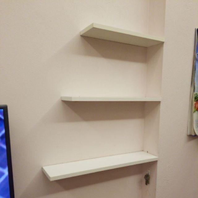 Kệ gỗ trang trí treo tường ( SET 3 thanh ngang dài 40,50,60cm x 15cm) | BigBuy360 - bigbuy360.vn